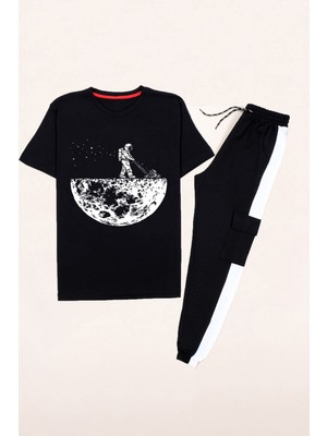 Uzay Temalı Tasarım Eşofman Takımı