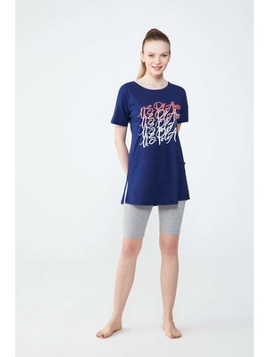 U.S. Polo Assn. Kadın Lacivert Tunik Tayt Takım