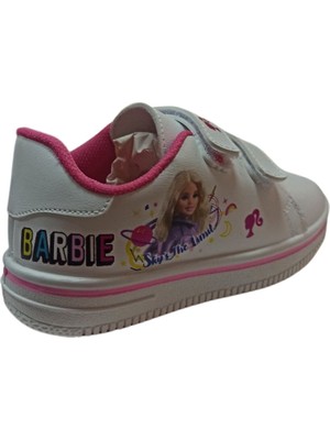 Gezer 03244 Çocuk Beyaz-Fuşya Barbie Sneaker Ayakkabı