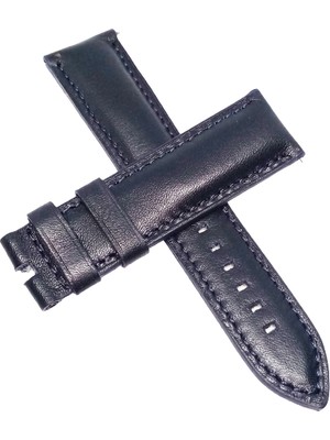 Online Kordon Fossil FS5454 Uyumlu Lacivert Deri Saat Kordonu