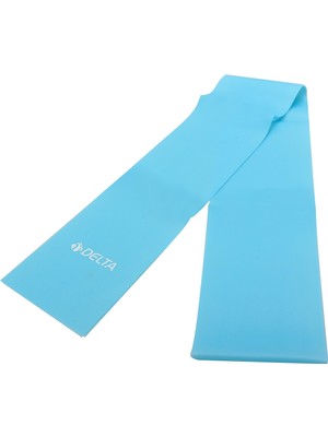 Delta Pilates Bandı Hafif Sert 90 x 7,5 Cm Egzersiz Direnç Lastiği (Uç Kısmı Açık)