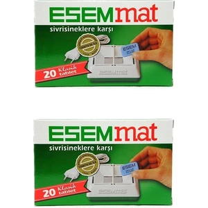 Sivrisinek Kovucu Tablet 20 Adet X2 Adet