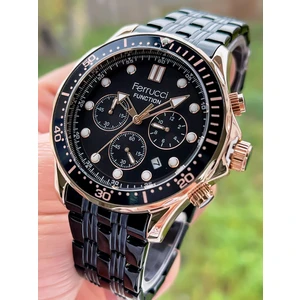 Function Erkek Kol Saati Çelik Kordon Çelik Kasa Bileklik Hediyeli