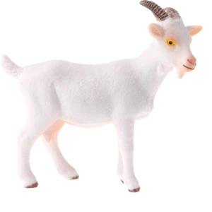 Yabani / Çiftlik Hayvan Modelleri Oyuncak Simülasyon Beyaz Keçi Hayvanlar Action Figure Model (Yurt Dışından)