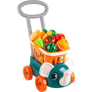 Bakkal Sepeti Tramvay Sebze Meyve Kesme Gıda Playset Bakkaliye Oyuncak (Yurt Dışından)