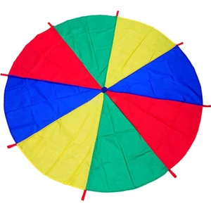 6.5ft Çocuklar Play Rainbow Paraşüt 8 Kolları Açık Egzersiz Oyuncaklar - Renkli (Yurt Dışından)