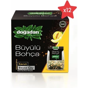 Büyülü Bohça Kavun Aromalı Beyaz Çay 12 Adet Sağlıklı ve Katkısız Seçenek