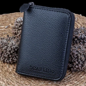 Unisex Vinkleks Deri Fermuarlı Kartlık Cüzdan KD108