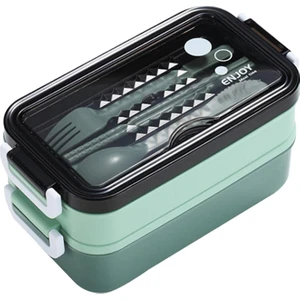 Bento Box Lunchbox Çatal Bıçak Takımı Mikrodalga Fırın(Yurt Dışından)