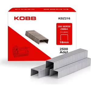 Kobb Kbz216 16mm 2500 Adet 200 Serisi Ağır Hizmet Tipi Zımba Teli