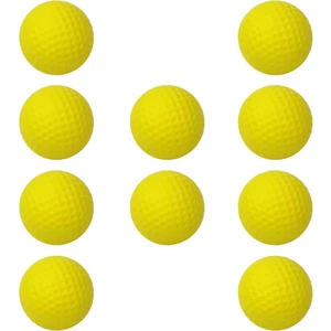 10 Adet Uygulama Golf Topları Çocuklar Çocuklar Için Yumuşak Elastik Golf Topları Golfçü