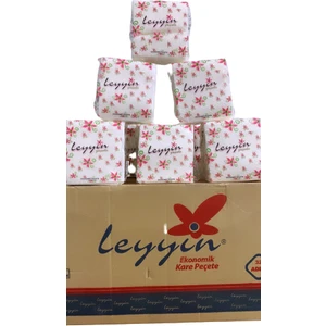 Kare Peçete  8 Paket 50LI Beyaz Leyyin Marka