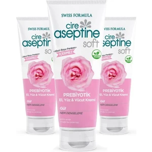 Cire Aseptine Soft Prebiyotik El Yüz Vücut Kremi Gül 75 ml X3