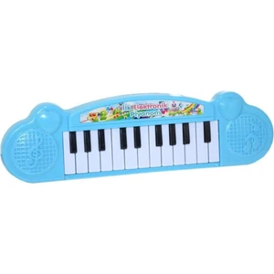 Oyuncak Ilk Piyanom Sesli Pilli 22 Tuşlu Mavi