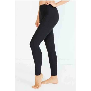 Bayan Düz Uzun Siyah Tayt