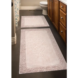 Tiffany 2'li Pamuklu Klozet Takımı, Banyo Paspas Seti