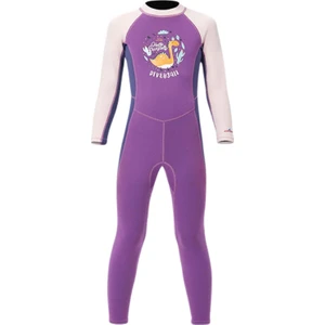 Çocuklar 2.5mm Wetsuit Sıcak Tam Boy Erkek Kız Neopren Mayo Tam Vücut S