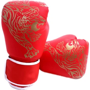 Boks Eldiveni Eğitim Sparring Çocuk Karikatür Kickboks Delme Çantası Kırmızı 25X17CM