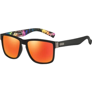 Polarize Bisiklet Goggles Çalışan Parlak Kayak Golf Güneş Gözlüğü Turuncu