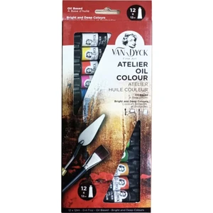 Van Dyck Atelier Tüp Yağlı Boya 12 ml 12 Renk VD384600
