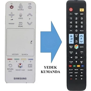 Ata Elektronik Samsung Tüm Modeller Akilli Kumanda BN59-01220D Ti̇zen J Seri̇si̇ Yedek Kumanda 1078