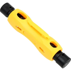 Koaksiyel Kablo Soyucu Rg-59 Rg-6 Rg-6q Rg-7 Rg-11 Için Çift Uçlu Koaks Kablo Sıyırma Tel Kesici Kalem Tip