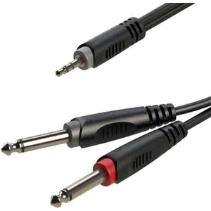 RX-K12603 3 Metre 3.5 mm Stereo  - Çift Mono Gitar Hazır Kablo