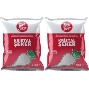 Türk Şeker Kristal Toz Şeker 10 kg (2x5 Kg)