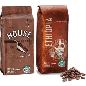House Blend ve Ethiopia Çekirdek Kahve 250 Gram