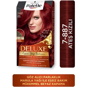 Shwarzkopf Palette Deluxe Yoğun Renkler 7-887 Ateş Kızılı Saç Boyası