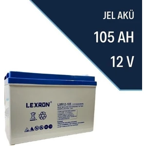 12 V Volt 105 Ah Amper Deep Cycle Solar Güneş Jel Akü