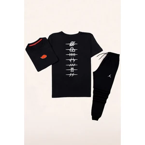 Muwen Butik Unisex Bulut Baskılı Eşofman Takımı