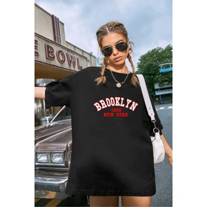 Muwen Butik Unisex Brooklyn Baskılı Tshirt