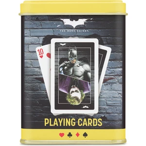 Batman İskambil Kağıdı Metal Kutuda 54 Parça Joker Kartlarıyla Eğlenceli Oyun Seti