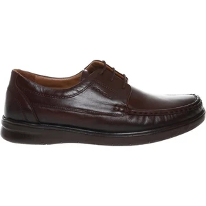 32629-H Kahverengi Erkek Hakiki Deri Ayakkabı