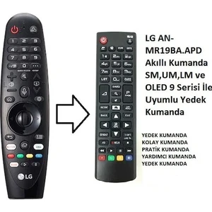 Ata Elektronik Lg AN-MR19BA.APD Akıllı Kumanda Sm,um,lm ve OLED 9 Serisi ile Uyumlu Yerine Tuşlu Model Kumanda Gönderilmektedir Home Tuş