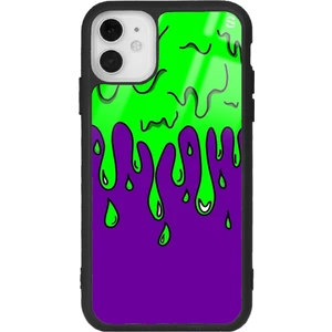 Apple iPhone 11 Neon Damla Tasarımlı Glossy Telefon Kılıfı