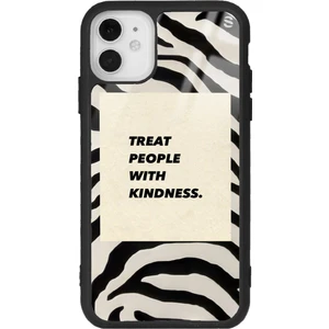 Apple iPhone 11 Zebra Motto Tasarımlı Glossy Telefon Kılıfı