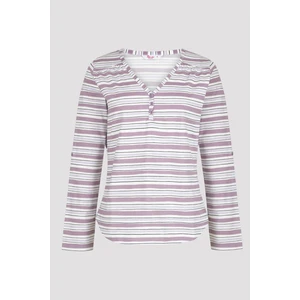Mix Stripe Details Tişört Pijama Üstü