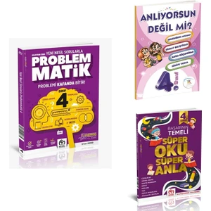 Model Eğitim Yayıncılık 4. Sınıf Yeni Nesil Problemmatik - Anlıyorsun Değil Mi ve Süper Oku Anla