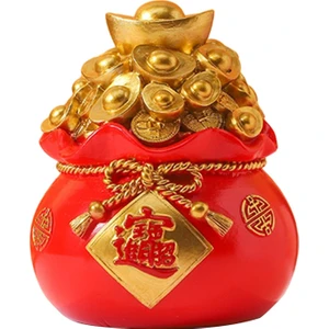 B Baosity Nefis Kumbara Para Çantası Şekli Tahsil Hediye Ofis Süs Kırmızı 11X13 cm (Yurt Dışından)