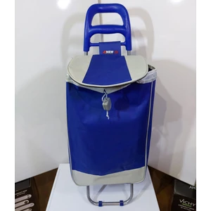 New Life  Lüx Pazar Arabası Leke - Su Tutmaz Kumaş Ses Yapmaz Teker