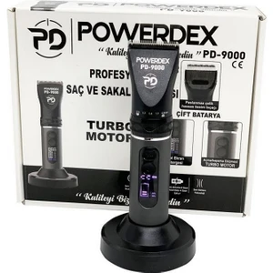PD-9000 Profesyonel Dijital Şarjli Traş Makinesi