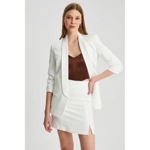 Kadın Kısa Önden Yırtmaçlı Etek