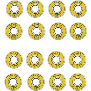 16 Adet 608 Rs Abec-9 Longboard Hokey Sarı Için Rulman Rulmanlar (Yurt Dışından)
