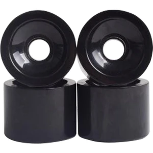 4 Adet 78A Kaykay Tekerlekler 51MM Pu Rulo Abec-9 Rulman Muhafaza Parçaları Siyah (Yurt Dışından)