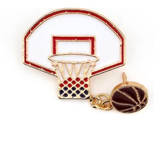 Basketbol Top Pota File Nba Spor Metal Pin Rozet RZ045