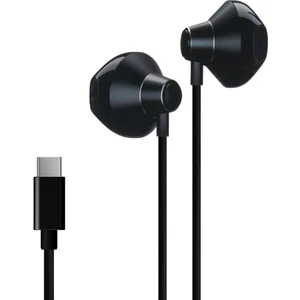 IX-E12 Type-c Mikrofonlu Stereo Kulaklık Siyah