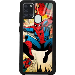 Samsung A21S Spider-Man Örümcek Adam Tasarımlı Glossy Telefon Kılıfı