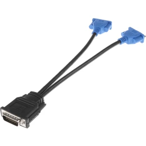 Dms-59 Pin Erkek Çift VGA Bayan Y Splitter Video Kartı Adaptörü Kablosu